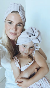 Matching Mummy and Baby Turbans 