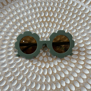 Baby Flower sunglasses green colour 