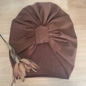 Chocolate Brown Adult Turban
